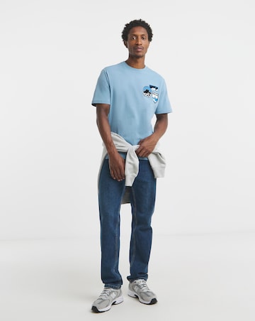 Napapijri Montepiana Graphic T-Shirt - Blue