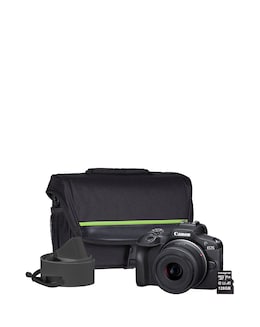 Canon EOS R100 APS-C Mirrorless Camera inc 128GB SD Card &amp; Kit - Black