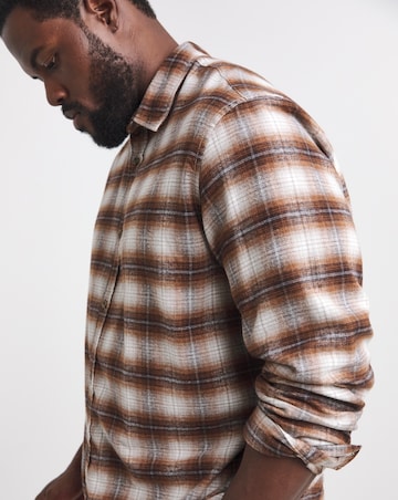Jack & Jones Joshua Check Shirt - Brown
