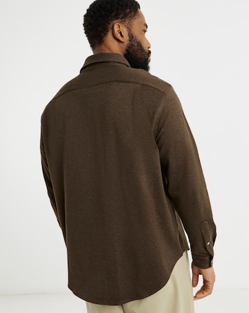 Polo Ralph Lauren Long Sleeve Stretch Jersey Shirt - Brown