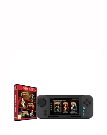 Blaze Evercade EXPR Retro Handheld Gaming Console and Tomb Raider Bundle
