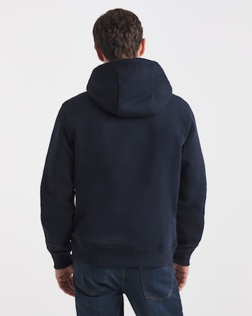 Tommy Hilfiger Embroidered Flag Hoodie - Navy