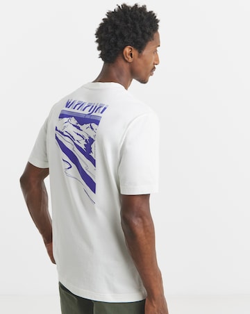 Napapijri Guide Back Graphic T-Shirt - White