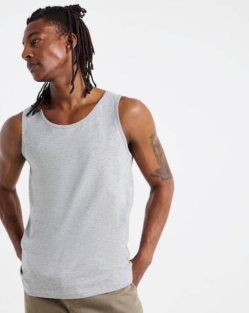 Pure Cotton Vest- Grey