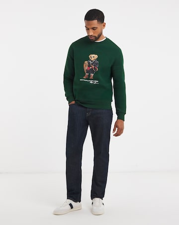 Polo Ralph Lauren Christmas Bear Crew Sweat - Green