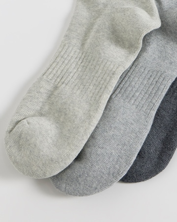 Polo Ralph Lauren 3 Pack Cotton Crew Sock - Grey