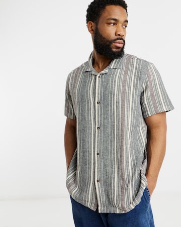 Textured Stripe Shirt