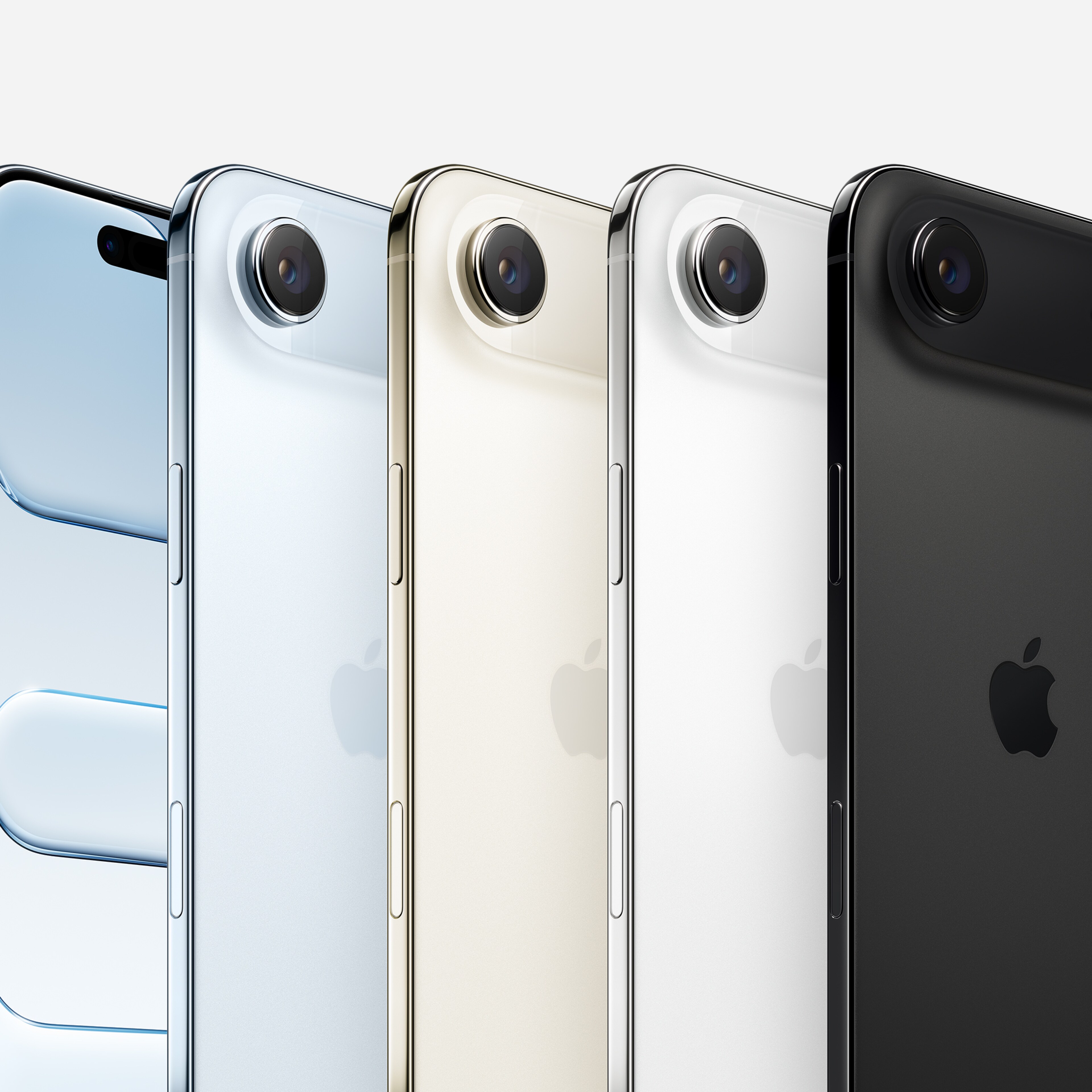 iPhone Air in a variety of colours