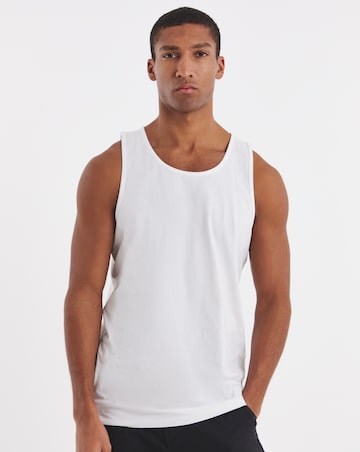 Basic White Vest Long