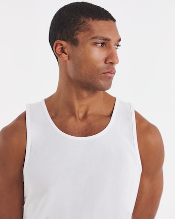 Basic White Vest Long