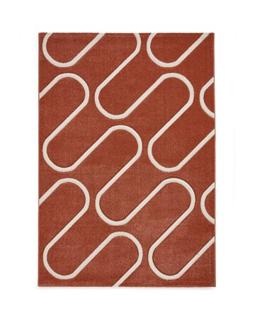 Catherine Lansfield Linear Curve Geometric Rug
