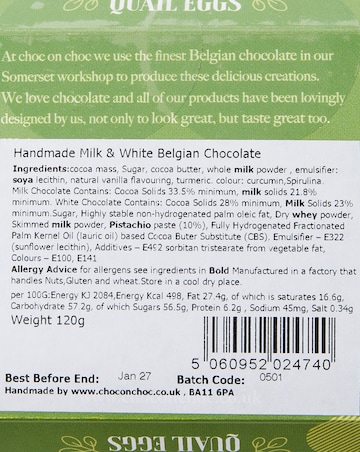 Choc on Choc Easter Biscoff Filled Eggs and Pistachio Filled Eggs