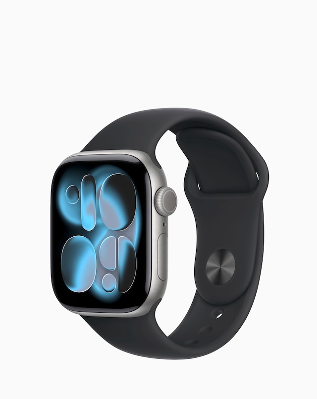 Apple Watch Series 11 GPS 42mm - Space Grey Aluminium/Black Sport Band - S/M