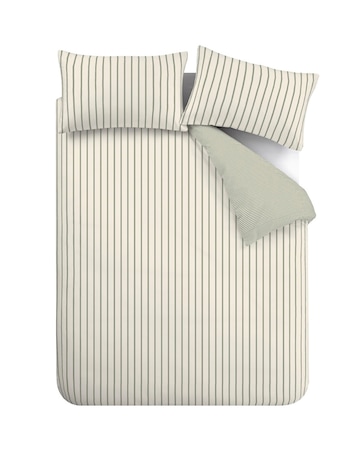 Bianca Hampton Stripe 100% Cotton Duvet Cover Set
