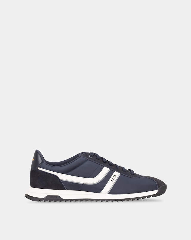 BOSS Zayn Low Profile Trainer - Navy