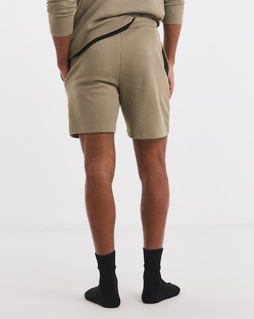 BOSS Waffle Loung Short - Brown