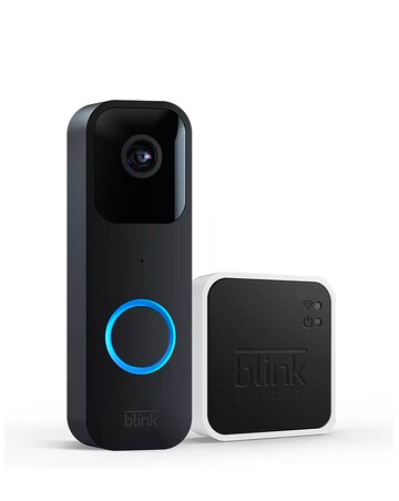 Blink Video Doorbell with Sync Module 2 - Black