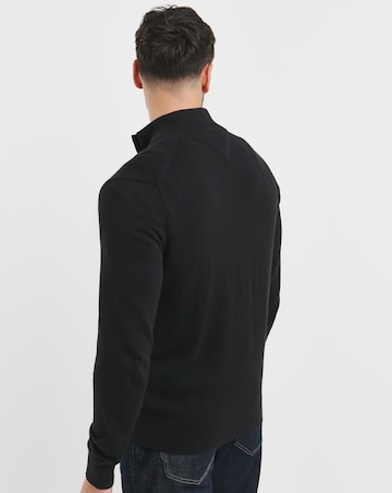 Tommy Hilfiger Cotton Cashmere Zip Through Cardigan