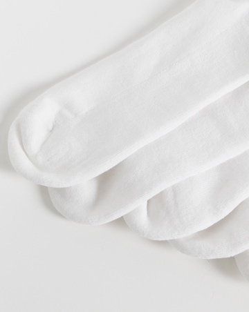 BOSS 6 Pack Stripe Sport Sock - White