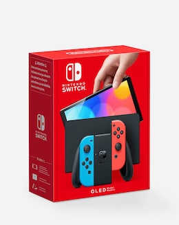 Nintendo Switch OLED Console - Neon Red/ Neon Blue