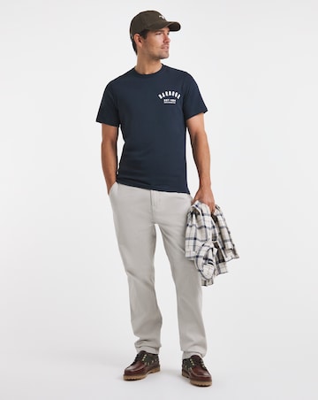 Barbour Short Sleeve Preppy T-Shirt - Navy