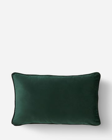 Holly Floral Embroidered Boudoir Cushion