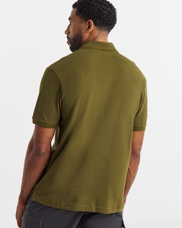 Napapijri Small Box Short Sleeve Polo - Dark Olive