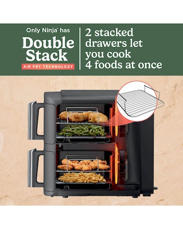 Ninja Max SL400UK Stacked 9.5L Air Fryer