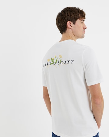 Lyle & Scott Dandelion Script Graphic T-shirt