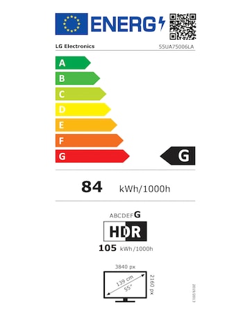 LG 55UA75006LA 55in 4K Ultra HD Smart TV