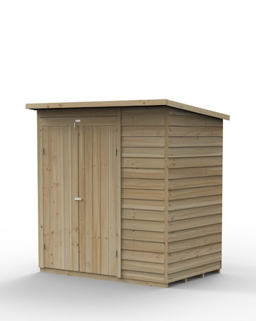 Forest 4LIFE Pent Shed 6x4 - No Windows - Double Door (Home Delivery)