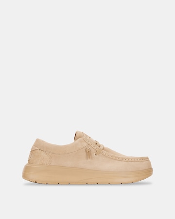 HeyDude Wally COMF Suede Shoe - Tan