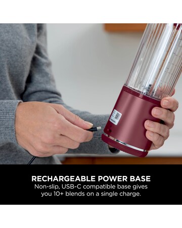 Ninja Blast Cordless Portable Blender Cranberry BC151UKCR