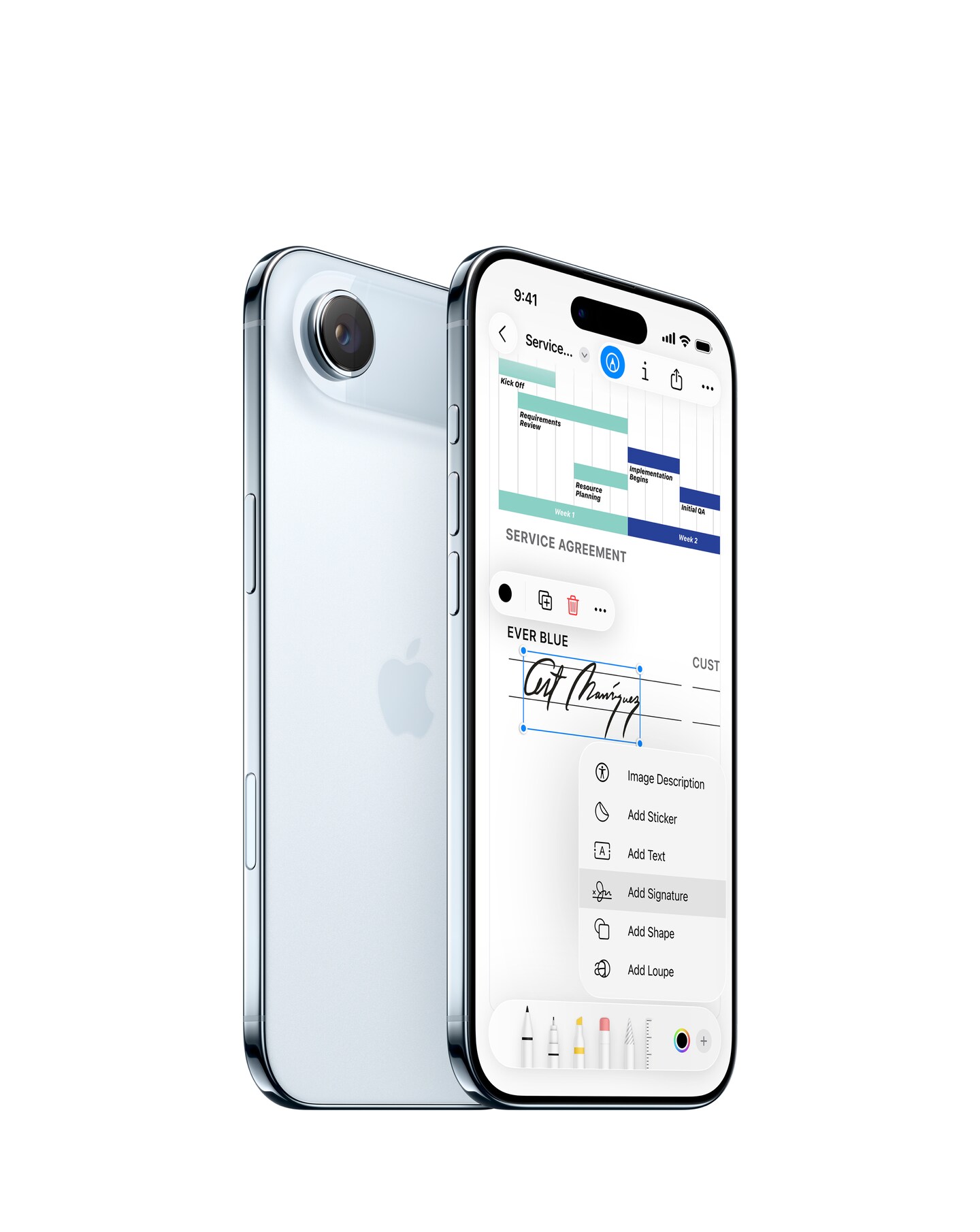 Apple iPhone Air 256GB - Sky Blue | Jacamo