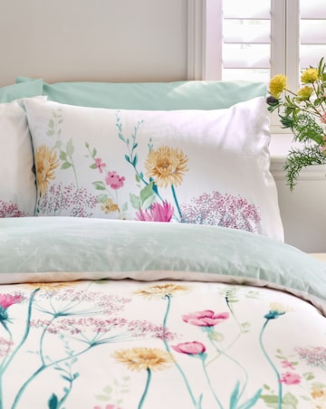 Catherine Lansfield Meadowsweet Floral Duvet Cover Set