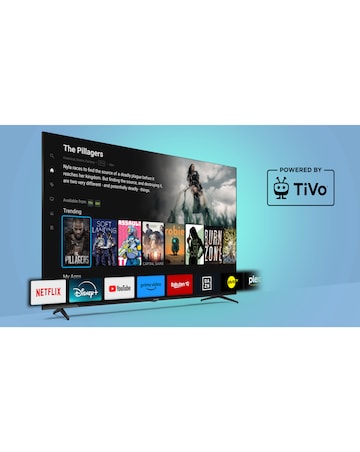 SHARP 4T-C55HM5245KB 55in 4K Ultra HD Smart TiVo LED TV with Freely