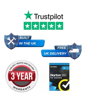 Stormforce Lunar Intel Core i5 16GB RAM 1TB SSD RTX 5060 Gaming Desktop