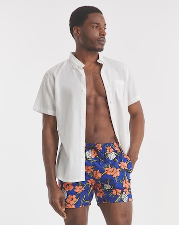 BOSS Piranha Printed Swim Short