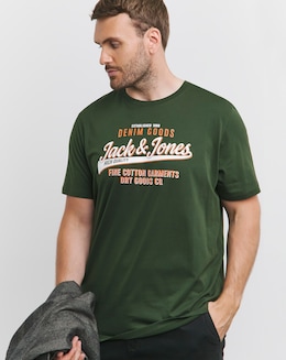 Jack &amp; Jones Short Sleeve Logo T-Shirt