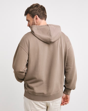 Garment Dyed Relax Fit Overhead Hoodie