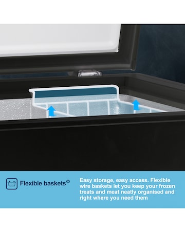 Fridgemaster MCF198EB 198L Chest Freezer - Black