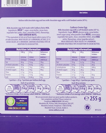 Cadbury Luxury Chocolate Easter Egg Bundle of Three