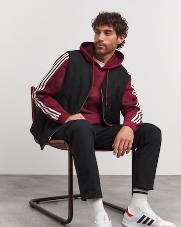 adidas 3 Stripes Fleece Hoodie
