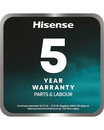Hisense Power Steam 5i Series DH5I104BWAB WiFi-enabled 10kg Tumble Dryer - Black