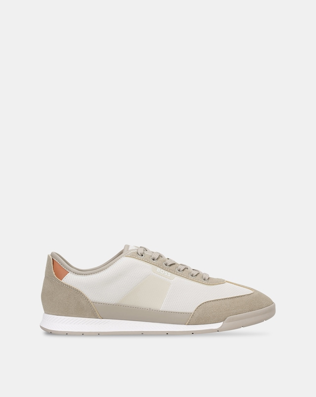 BOSS Nitan Low Profile Trainers - Beige