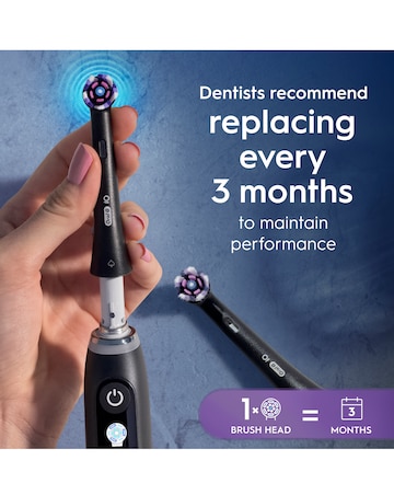 Oral-B iO Radiant White Black Refill heads 4 Pack