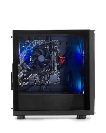 Stormforce Carbon Ryzen 5 8GB RAM 500GB SSD Windows 11 Gaming Bundle