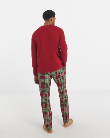 Joe Browns Graphic Check Pyjama Set Long