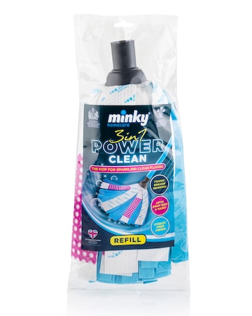 Minky Set of 2 Mops with FREE Bucket