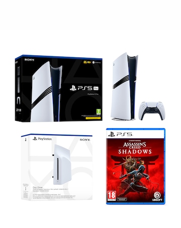 PlayStation 5 Pro, Disc Drive & Assassins Creed Shadows Bundle